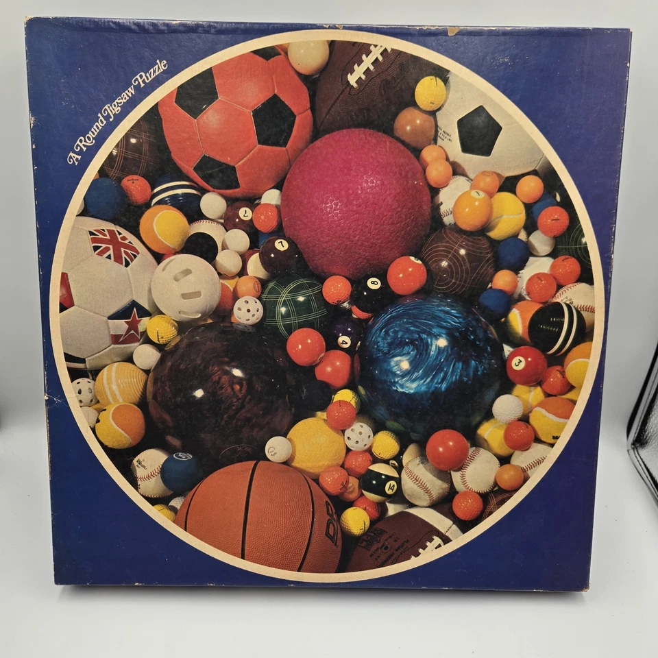 Vintage Eaton Have a Ball 500 Piece Puzzle 1980s Rare COMPLETE- UNASSEMBLED  - Image 3 of 4