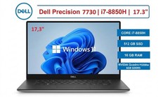 Dell Precision 7730 Workstation | i7-8850H | 16GB  | 512GB | 17,3" FHD | NVIDIA