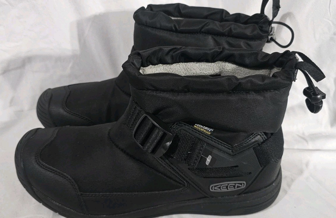 Keen Men's Hoodromeo Waterproof Slip-On Boots Black Size 9
