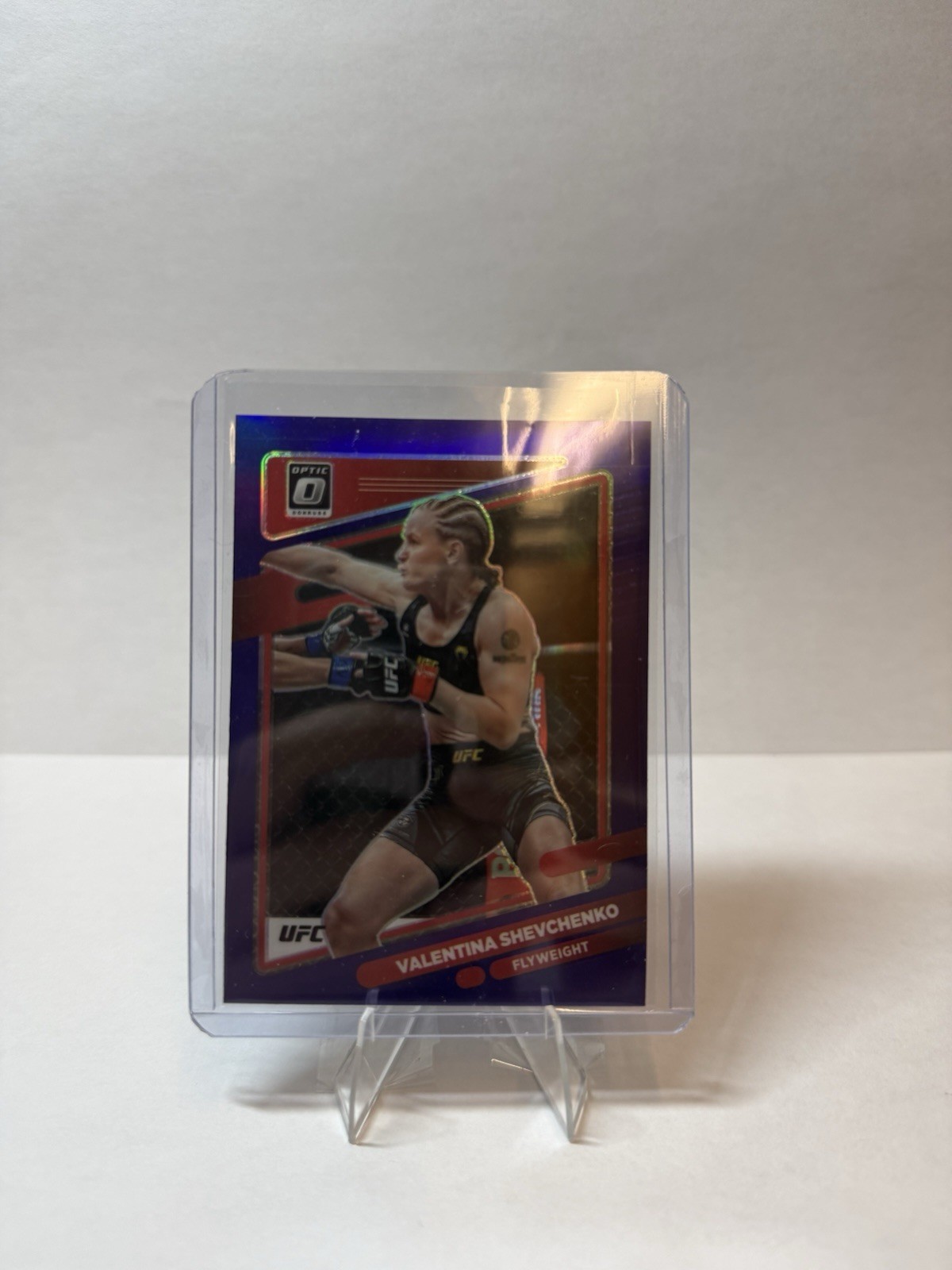 2022 Donruss Optic UFC Valentina Shevchenko Purple #41 MMA