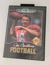Joe Montana Football (Sega Genesis) Cartridge VERY GOOD CONDITION 