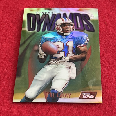 1997 Topps Finest Mel Gray Dynamos #94 Refractor (No Peel)