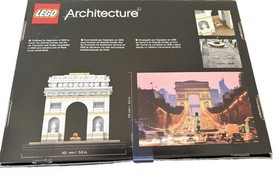 Lego Architecture Arc De Triomphe 21036 Used, Includes Instructions