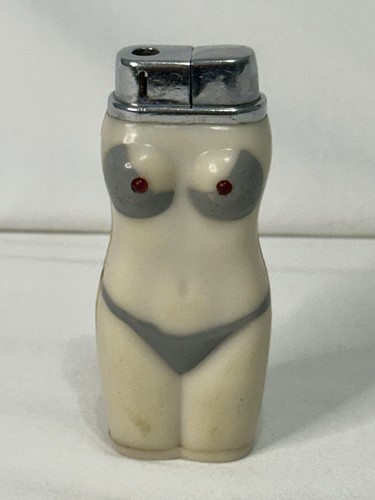 Vintage Refillable Butane Women’s Bikini Body Lighter WORKS