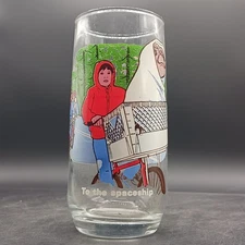 Vintage 1980s AAFES Exclusive E.T. The Extra-Terrestrial Collectible Glass 16oz