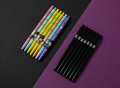 BTS x Monami TinyTAN BP 153 Ballpoint Pen Set (2pcs) 0.5mm