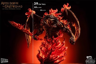 NEW 8'' Hell Cat Studio Balrog Lord of the Rings 1/12 Resin Statue Figure Model