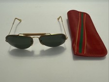 Ray Ban Bausch  Lomb Outdoorsman Eye Glasses Frames Aviator Gold 62-14