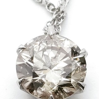 Jewelry Necklace Natural Diamond 1.162ct Platinum 4499695