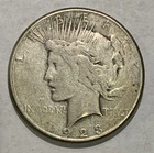 1923 Peace Dollar $1 Silver Coin Circulated Business Strike Uncertified