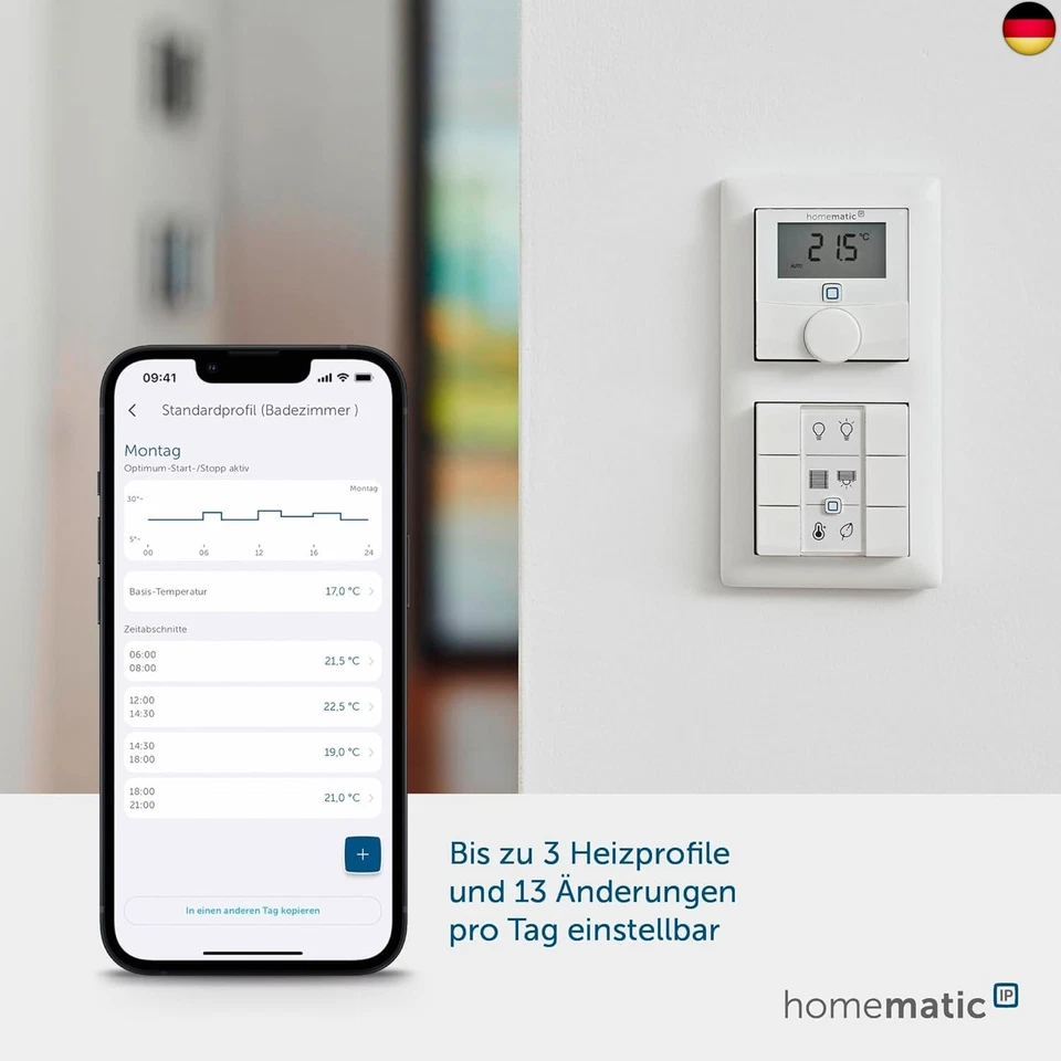 Homematic IP Funk Wandthermostat HmIP-WTH-1 - Bild 2 von 4