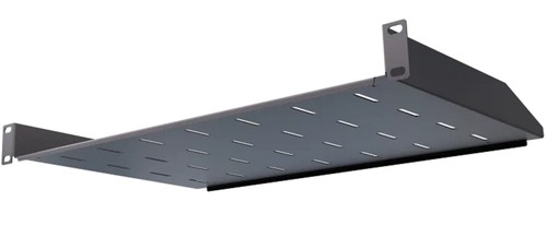 1 HE PROFI Rackablage 30 cm tief 19" Ablage Fachboden Trägereinschub Rack Wanne - Afbeelding 7 van 14