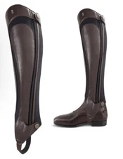 Tredstep Ireland Medici Air Leather Half Chaps Calf Width 12" - Height 16" Brown