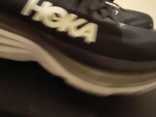 Hoka One One Bondi 8 Laufschuh schwarz weiß Herren gebraucht ohne Karton Größe 9,5? - Bild 5 von 6