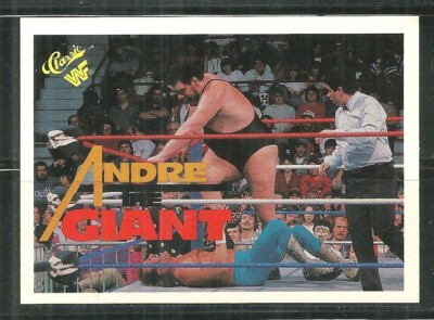 1990 CLASSIC WWF WWE WRESTLING ANDRE THE GIANT #76 | eBay