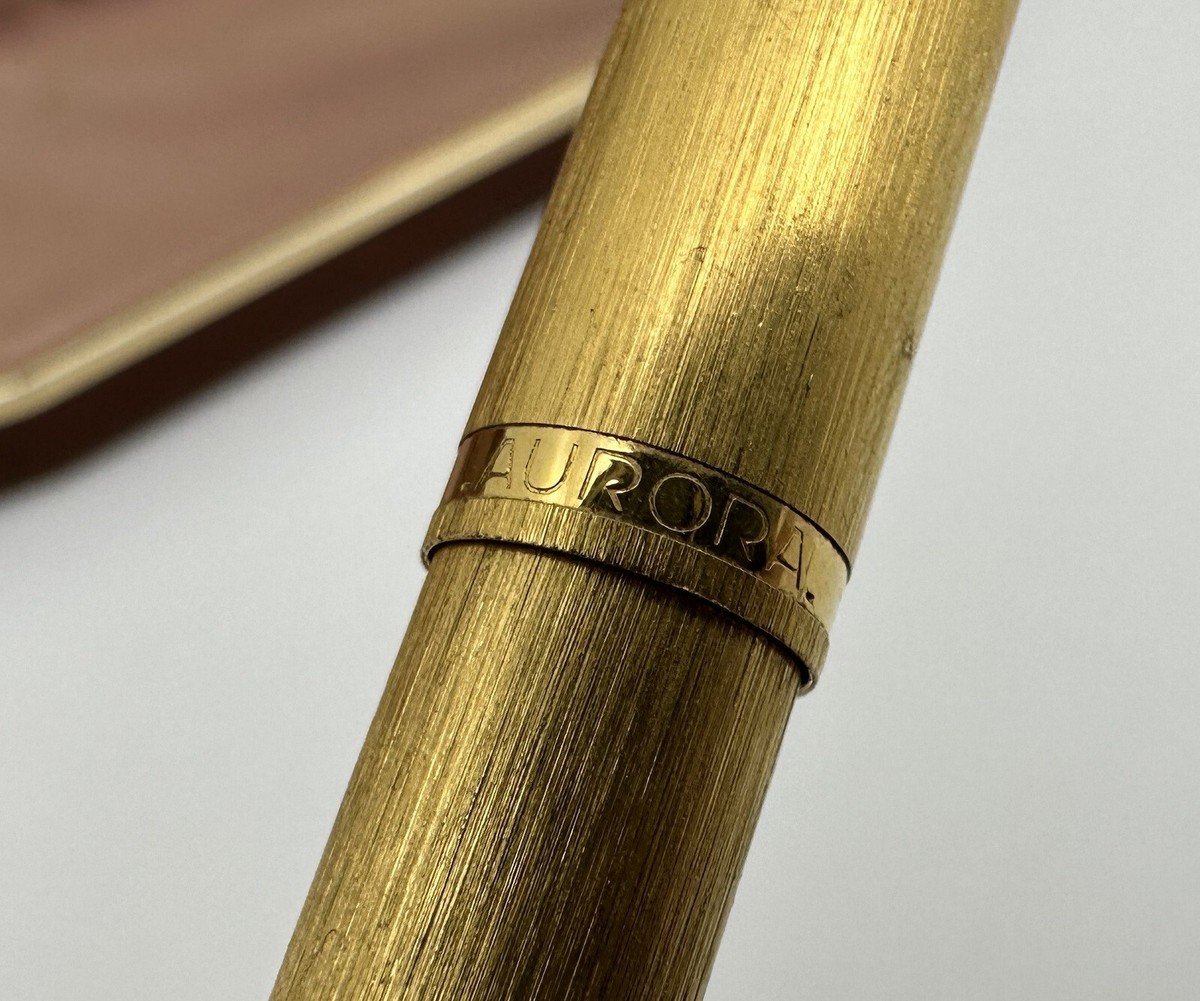 Aurora 98 Gold Plated Ballpoint Pen | eBay