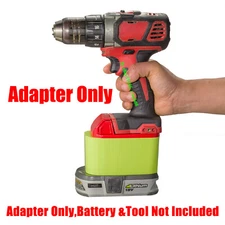 1 Adapter Upgarde for Milwaukee M18 Cordless Drill Tool To for Ryobi 18v Battery