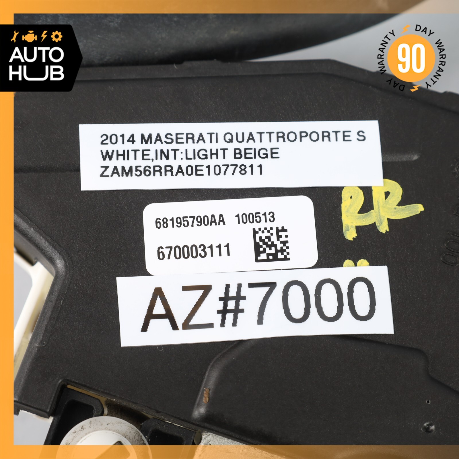 14-16 Maserati Quattroporte M156 Rear Right Door Lock Latch Actuator OEM 69k