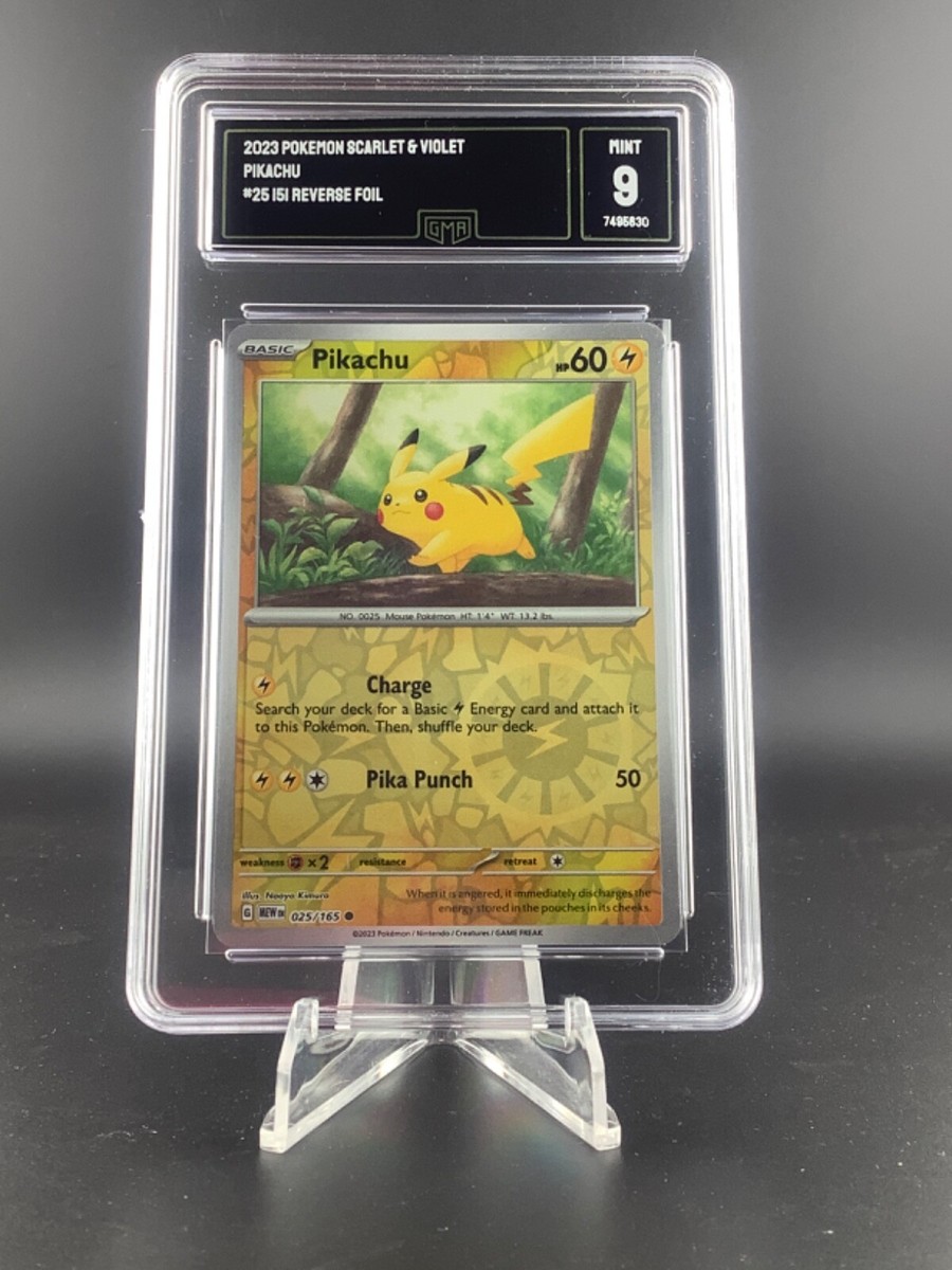 2023 Pokemon Scarlet & Violet 151 Pikachu 025/165 Reverse Holo GMA