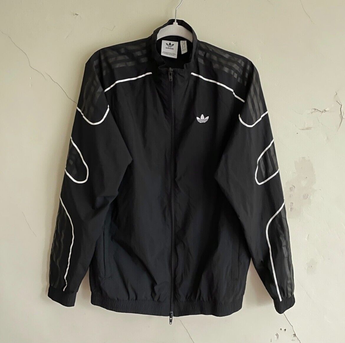 Adidas Originals Black Flamestrike Woven Track Jacket Adidas Originals Black Flamestrike Woven Track Jacket