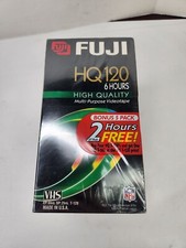 5 FUJI HQ 120 6 HOUR HIGH QUALITY VHS Tapes New