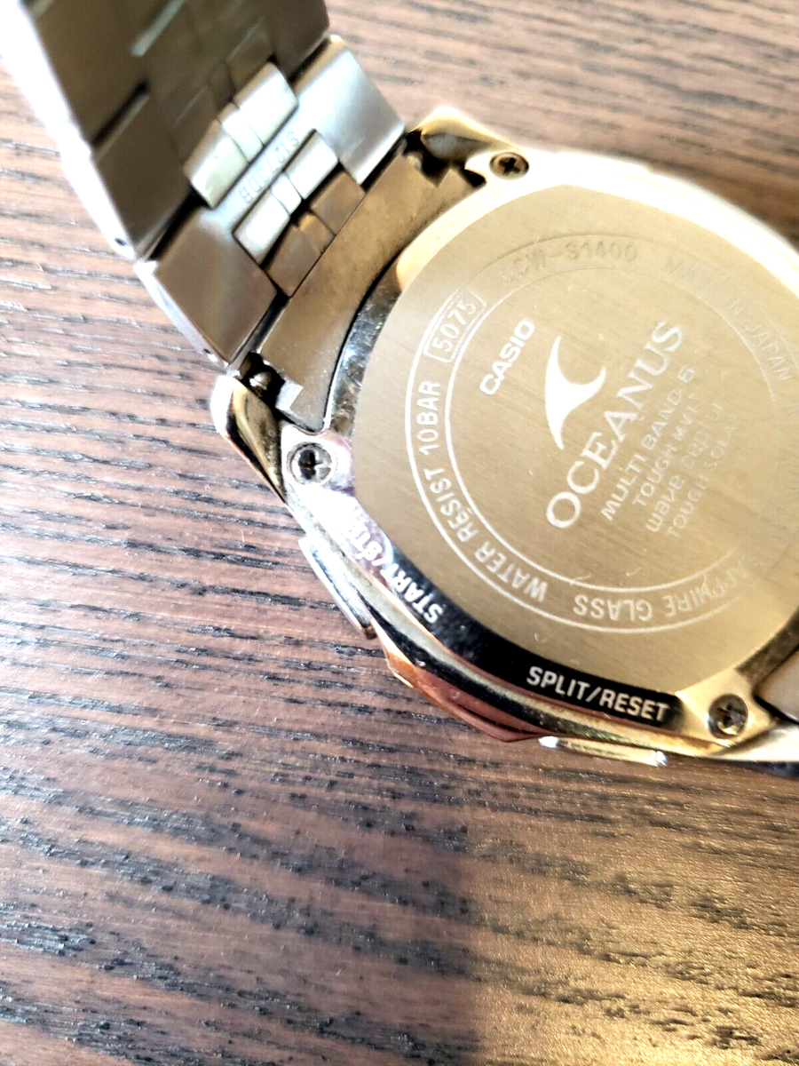 時計 CASIO OCEANUS OCW-S1400 カシオ オシアナス マンタ チタン 最高峰モデル OCW-S1400-1AJF