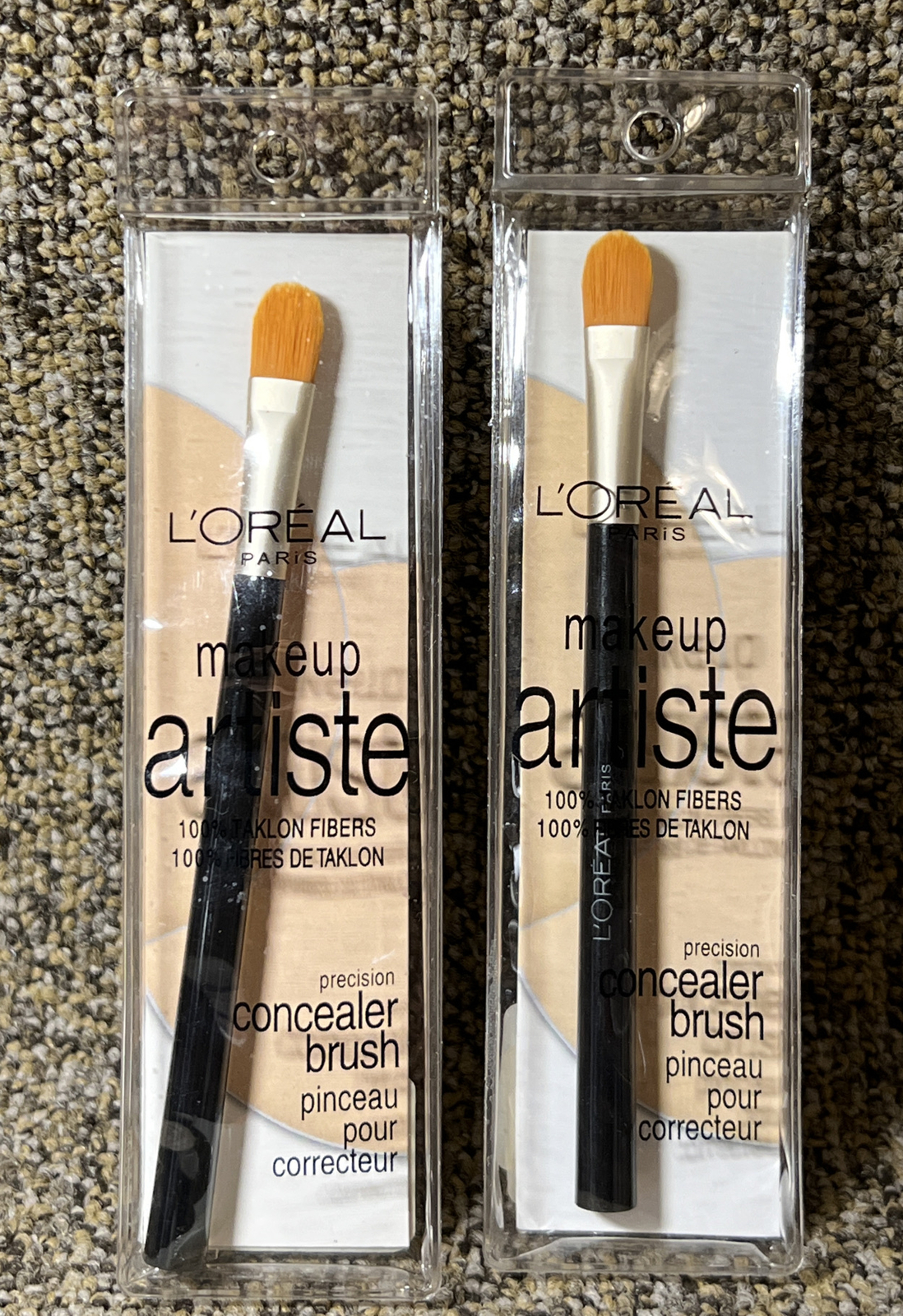 2 L'OREAL MAKEUP ARTISTE PRECISION CONCEALER BRUSH New
