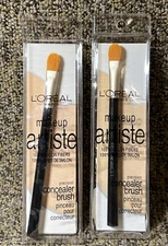 2 L'OREAL MAKEUP ARTISTE PRECISION CONCEALER BRUSH New