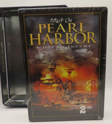 Sealed Attack on Pearl Harbor - A Day of Infamy (DVD, 2008, 2-Disc Set, Tin Box)