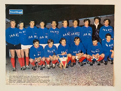 PHOTO FOOTBALL MAGAZINE // EQUIPE FRANCE ESPOIRS // ANNEES 60
