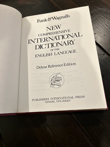 Funk and Wagnalls neues internationales Wörterbuch A-Z der englischen Sprache 1984 - Bild 4 von 5