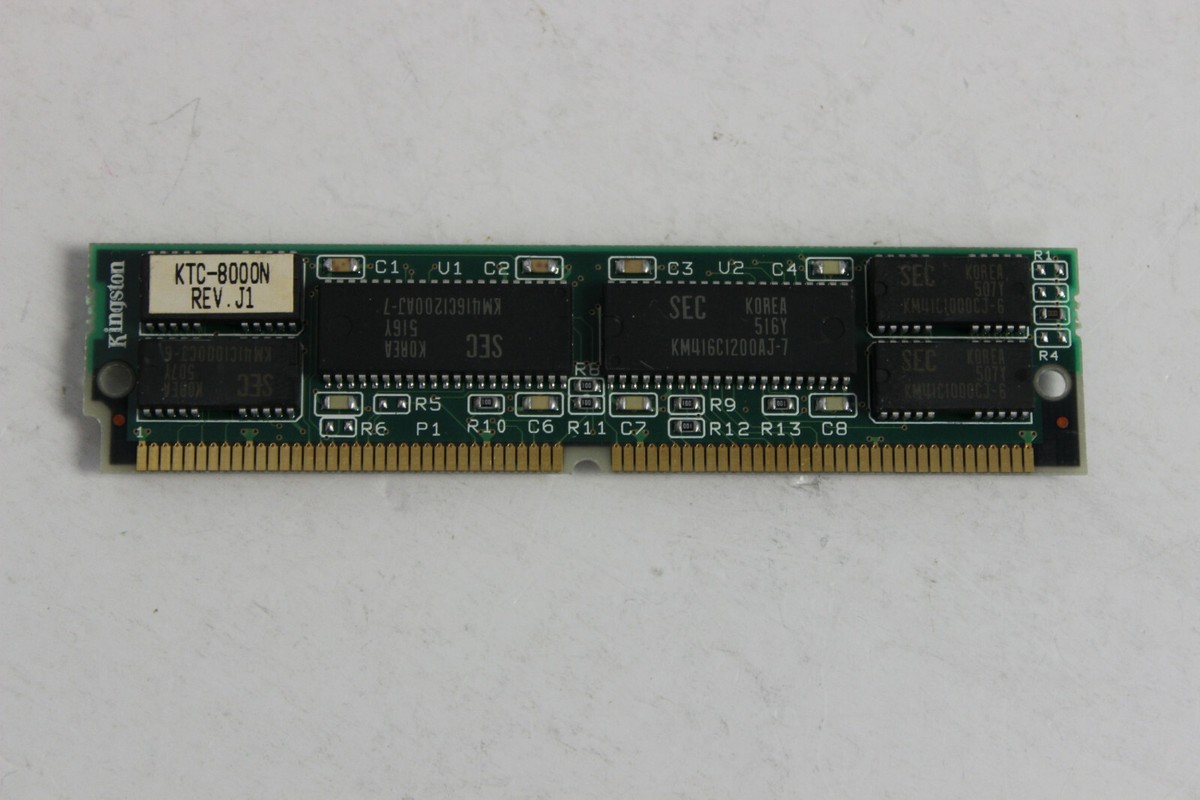 KINGSTON KTC-8000N 8MB 72 PIN SIMM MEMORY MODULE COMPAQ EQUIVALENT
