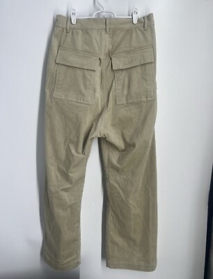 Rick Owens DRKSHDW Corduroy Cargo Trousers - Size Large - Pearl 