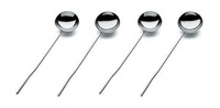 Set Of 4 Officina Alessi Fruit Basket Coffee Spoons Silver Dishwasher Safe Stain Set Of 4 Officina Alessi Fruit Basket Coffee Spoons Silver Dishwasher Safe Stain