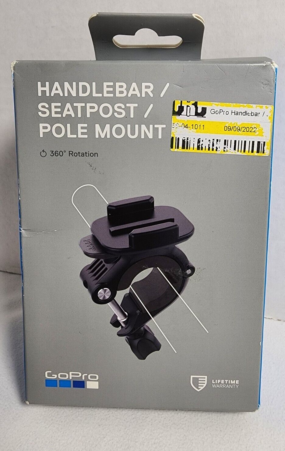 GoPro Handlebar / Seatpost / Pole Mount AGTSM-001 for ALL GOPRO HERO9 ...