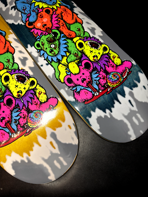 NEW StrangeLove Skateboards Grateful Dead Bears Deck Set by Sean
