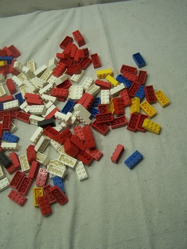 konvolut vintage pat. pend. side pip lego bausteine 2x4 Steine 325 Teile - Bild 2 von 5