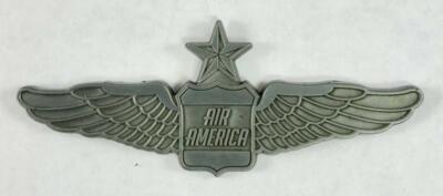 Air America Senior Pilot Wings 2 3/4'', Vietnam War, Laos, Aviation  WIN-0116