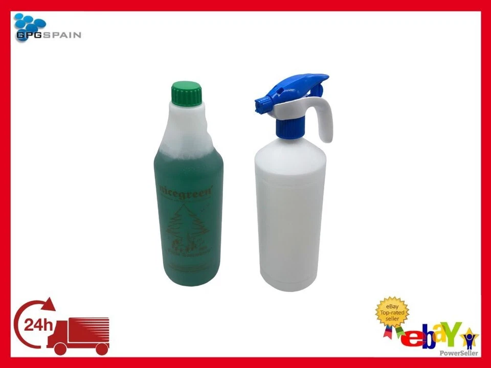 ⚡⚡botella LIMPIADOR NICEGREEN 1LT+Botella+pistola pulverizadora canyon Gratis⚡⚡