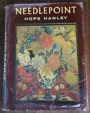 Needlepoint , Hope Hanley (1964) Instruction Pictures Vintage Hardcover