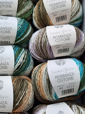 (119  /kg): 50 g LG Linea Pura ROMANZA COTONE, Verlauf, Pt. 0622, Fb. 010 #6169