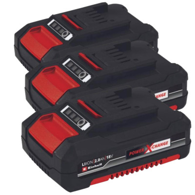 Dreierpack (3x) Einhell Power X Change 18V Lithium-Ionen Akku