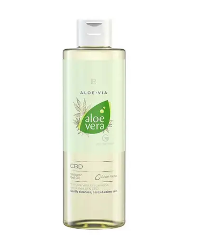 LR Aloe Via Aloe Vera Cleansing Calming Shower Gel Oil 200 ml./6.7 fl.oz.