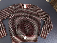 Vintage 80s Evan Pic Womens Chenille Sweater TWCC Crew Neck Pullover Size S