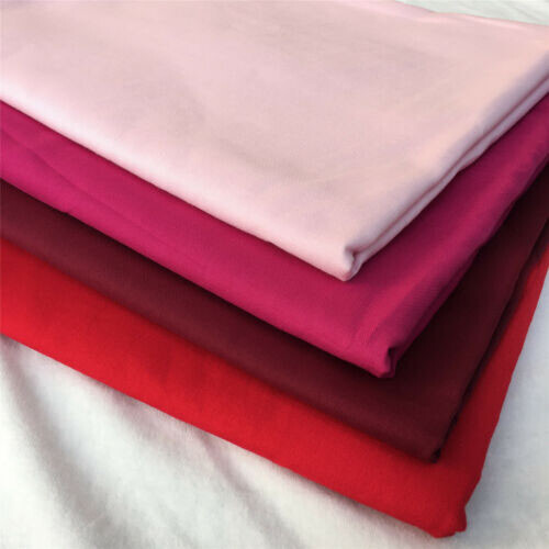 Plain Solid Cotton Fabric Quilting Yard Sewing Craft Patchwork Cloth BY The - Picture 3 of 20