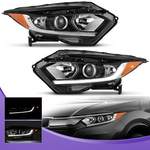 Civic Headlight Halogen Headlight Assembly Set For 2016-2020 Honda Civic &ndash; Left &amp; Right Side &ndash; DOT/SAE Approved &ndash; Chrome Housing Honda Civic Headlights Led