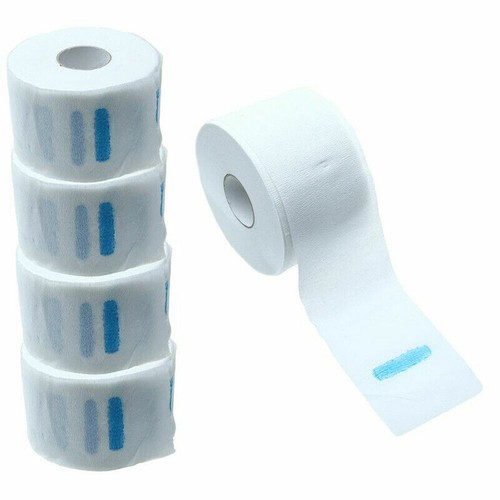 100pcs/Roll Stretchy Disposable Neck Paper Strips Barber Hairdressing Salon.7