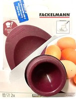 "FrüHstüCks-Set \"2 Eierbecher \" Eierbecher Aus Kunststoff, Eierhalter Kirschrote"