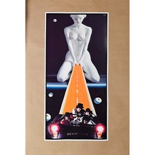 A Clockwork Orange 12" X 24" Movie Poster Milk Bar Highway Race Car Halloween
