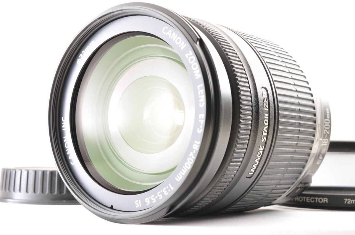 Canon EF-S 18-200mm f/3.5-5.6 IS Zoom Lens *Near Mint+5